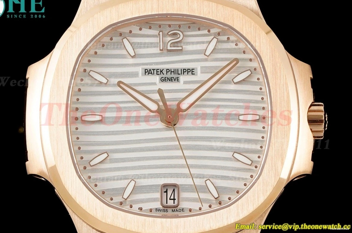 RG 324SC 35mm RG White Textured 7118 Dial PPF Nautilus 0402